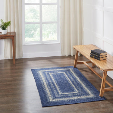 Great Falls Jute Braided Rug Rect. with Rug Pad 3'x5' VHC Brands - The Fox Decor
